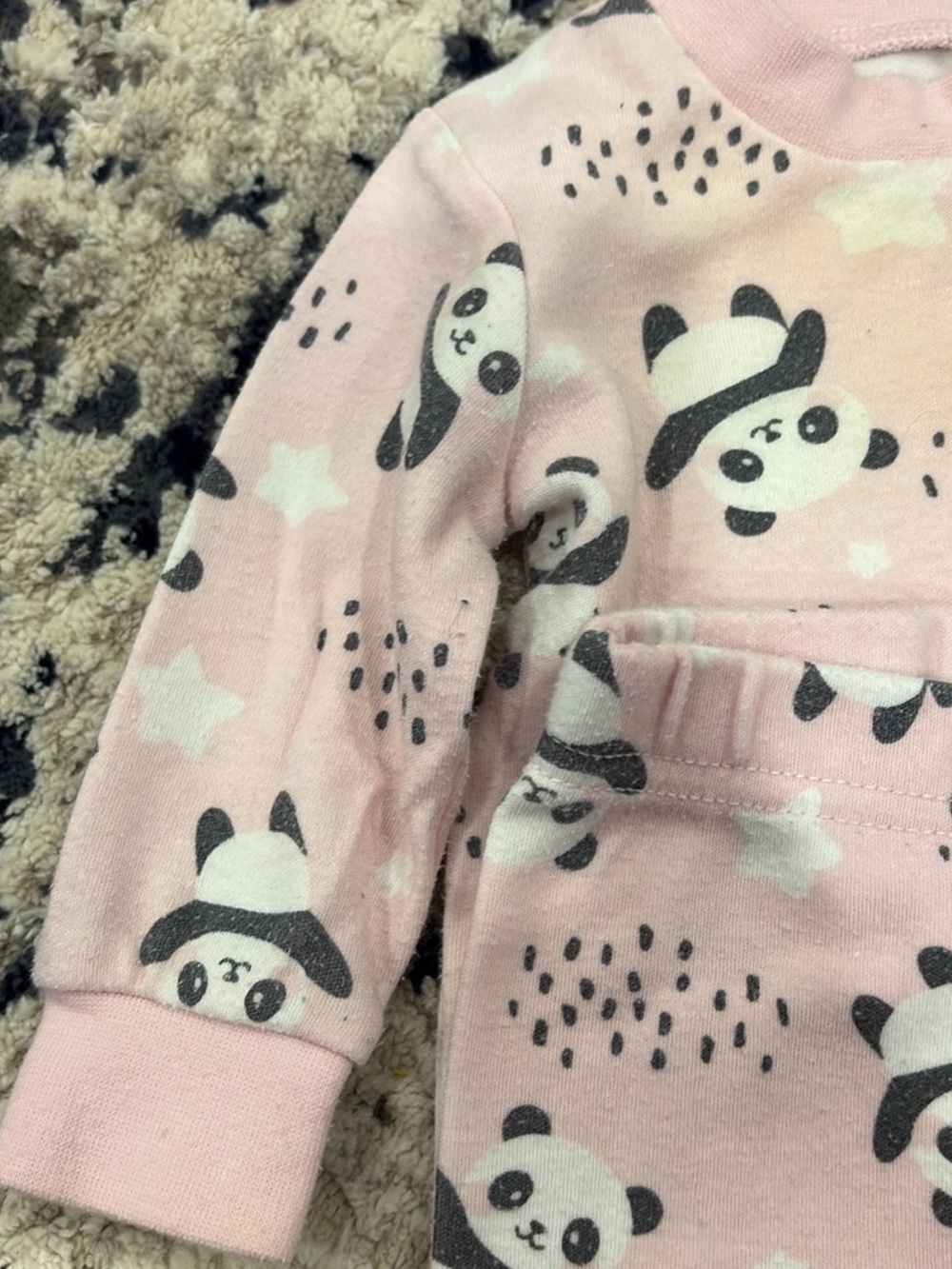 Care Bears Lavender & Pink Baby One-Pieces with Panda and Heart Prints - Picture 3 of 10